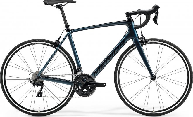 Велосипед Merida Scultura Rim 4000 (2021) Black/Teal Blue