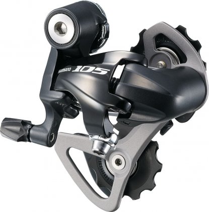 Переключатель скоростей задний Shimano 105 RD-5701-SS, чёрный Black