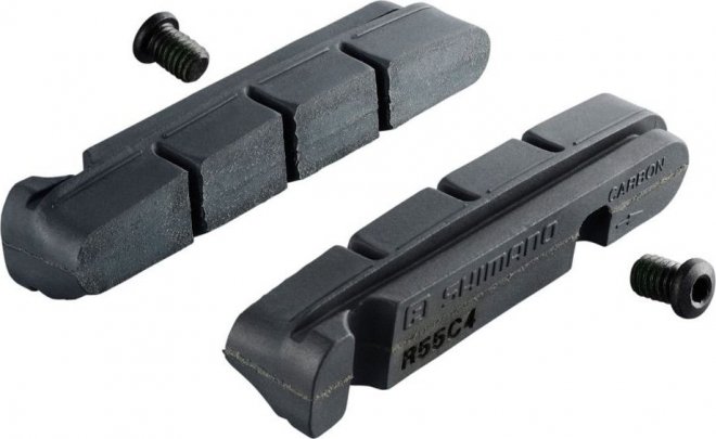 Вкладыши тормозных колодок для для клещевых U-brake Shimano Dura-Ace R55C4, для карбоновых ободов