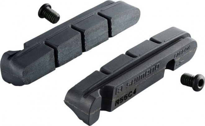 Вкладыши тормозных колодок для клещевых U-brake Shimano Dura-Ace R55C4, для карбоновых ободов