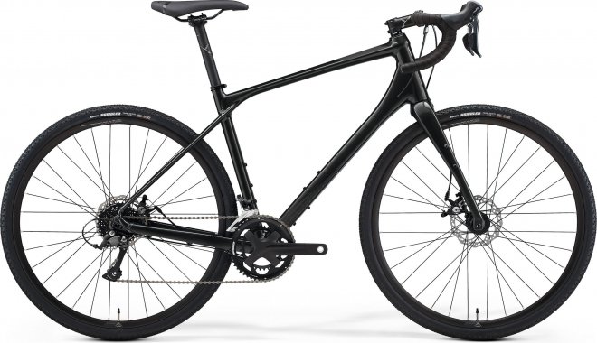 Велосипед Merida Silex 200 (2021) Glossy Black/Matte Black