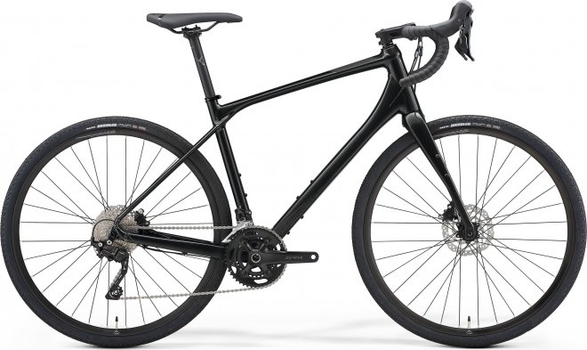 Велосипед Merida Silex 400 (2021) Glossy Black/Matte Black