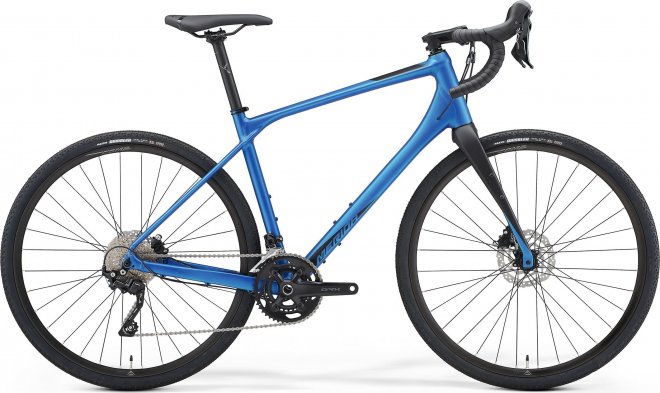 Велосипед Merida Silex 400 (2021) Matte Blue/Black