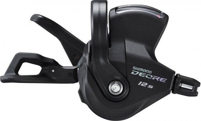 Манетка правая Shimano Deore SL-M6100-R, с индикатором, с тросом и оплёткой