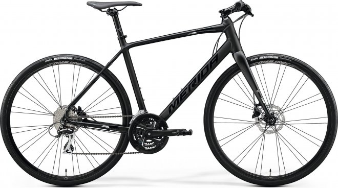 Велосипед Merida Speeder 100 (2020) Matte Black/Glossy Black/Silver