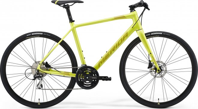 Велосипед Merida Speeder 100 (2021) Light Lime/Yellow