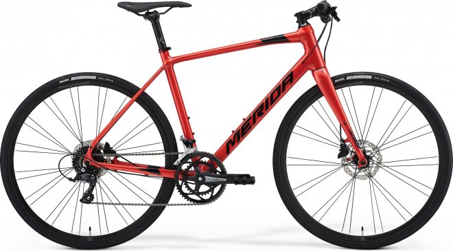 Велосипед Merida Speeder 200 (2021) Golden Red/Black