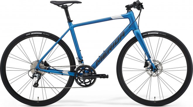 Велосипед Merida Speeder 300 (2021) Silk Blue/Dark Silver