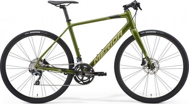 Велосипед Merida Speeder 500 (2021) Glossy Moss Green/Matte Green