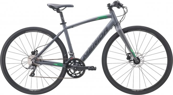 Велосипед Merida Speeder GT (2020) Matte Anthracite/Black/Green