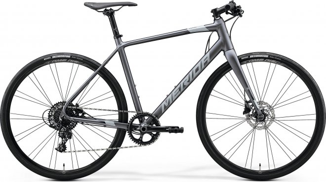 Велосипед Merida Speeder Limited (2020) Matte Anthracite/Glossy Silver/Black