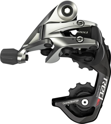 Переключатель скоростей задний SRAM RED Rear Derailleur, короткая лапка, серебристый Silver