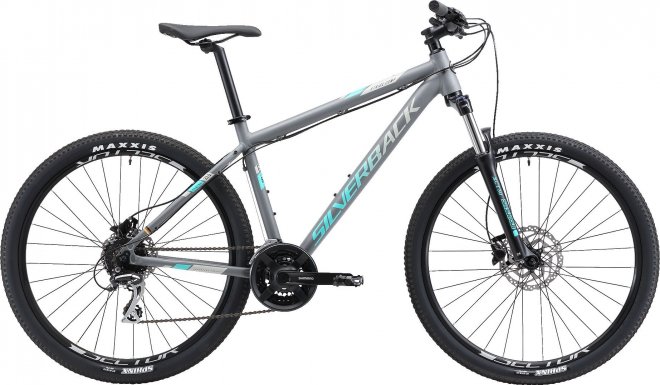 Велосипед Silverback Stride 275 Comp (2019) Granite Grey/Cloud Grey/Jade Teal