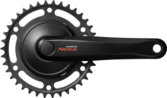 Система под квадрат Shimano Nexus FC-C6000, звезда 38T, чёрная Black