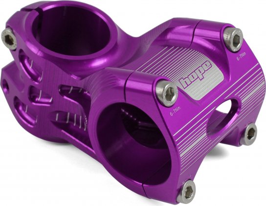 Вынос руля Hope AM/Freeride Stem OS, длина 50 мм, угол наклона 20°, пурпурный Purple