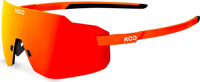 Очки спортивные Koo Supernova, ярко-оранжевые Orange Fluo/Red