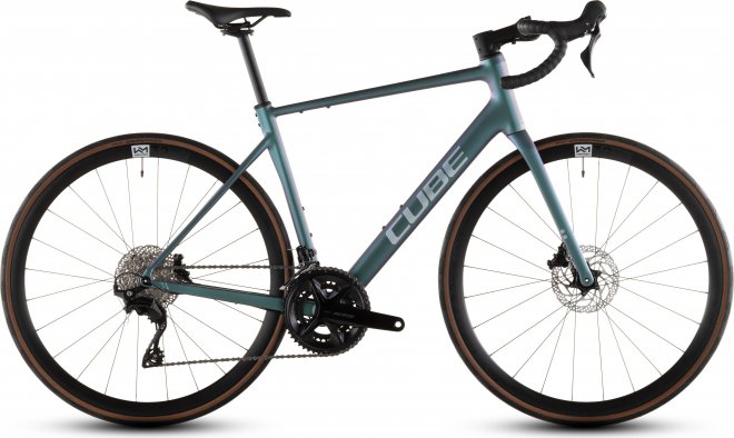 Велосипед Cube Attain SLX (2026) Smaragd Grey/Prism