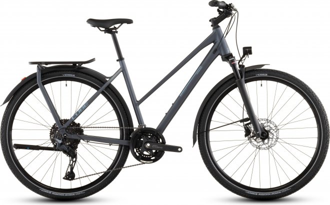 Велосипед Cube Kathmandu EXC Trapeze (2026) Metallic Grey/Chrome