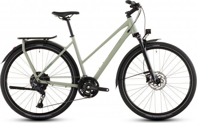 Велосипед Cube Kathmandu EXC Trapeze (2026) Pea/Grey