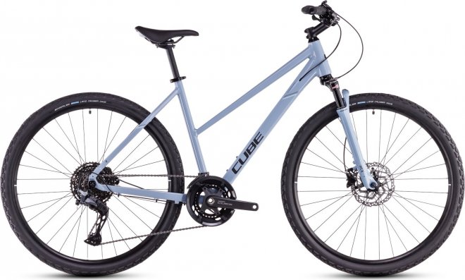 Велосипед Cube Nature EXC Trapeze (2025) Pigeon Blue/Black