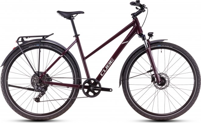 Велосипед Cube Nature ONE Allroad Trapeze (2026) Amarone/Lunar