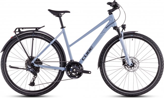 Велосипед Cube Nature EXC Allroad Trapeze (2026) Pigeon Blue/Black