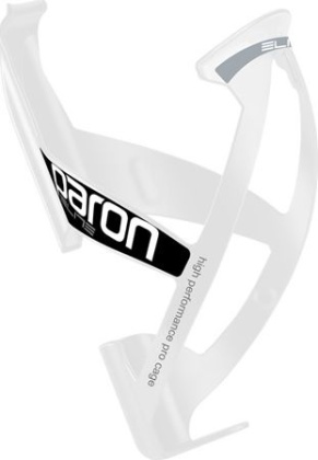 Флягодержатель Elite Paron Race, глянцевый бело-чёрный Glossy White/Black