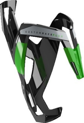 Флягодержатель Elite Custom Race Plus, чёрно-зелёный Black/Green