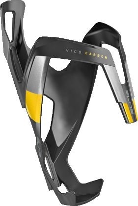 Флягодержатель Elite Vico Carbon, чёрно-жёлтый Matte Yellow