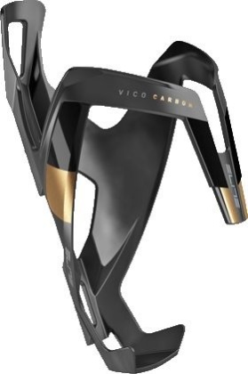 Флягодержатель Elite Vico Carbon, чёрно-золотистый Matte Gold