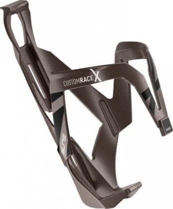 Флягодержатель Elite Custom Race X, серо-коричневый Metallic Titanium/Black Graphic