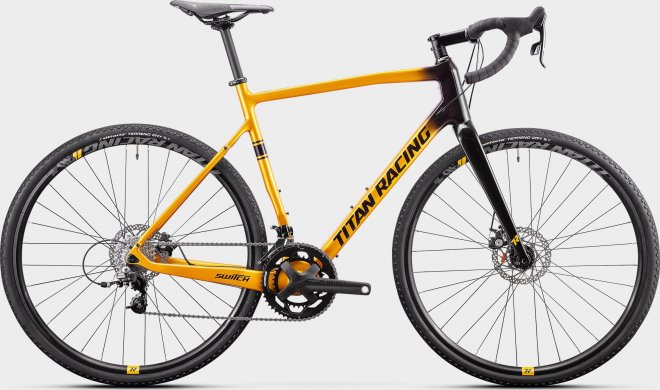 Велосипед Titan Racing Switch Carbon Comp (2023) Black/Gold