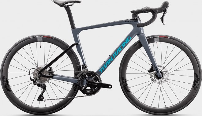 Велосипед Titan Racing Valerian Carbon Elite (2025) Stonewall Grey