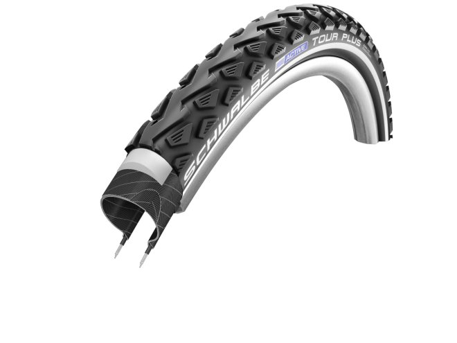 Покрышка Schwalbe Tour Plus 28x1.75 (47-622), Wired, SBC, Active