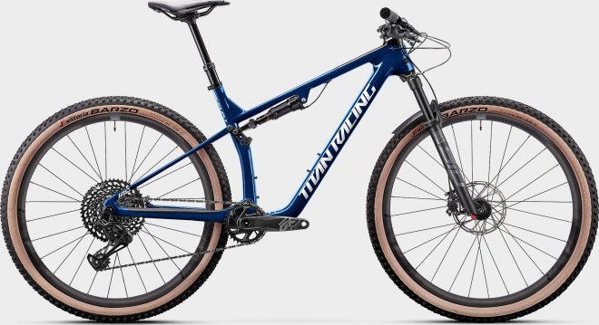 Велосипед Titan Racing Cypher DC Carbon Comp (2025) Sapphire Blue