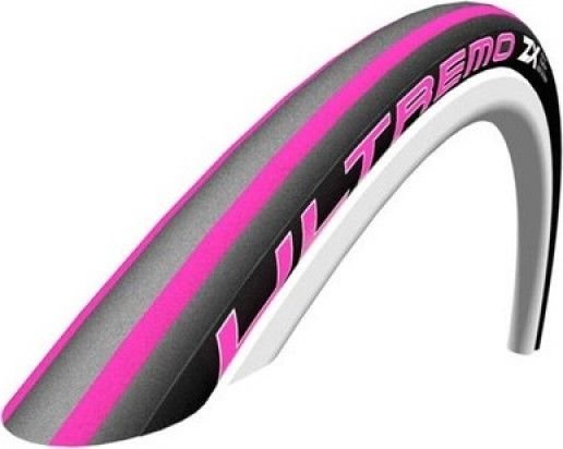 Покрышка Schwalbe Ultremo ZX 700x23C (23-622), Folding, RaceStar, Evolution, с розовой полосой Pink