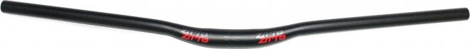 Руль ZTTO Handlebar, ширина 780 мм, диаметр 31.8 мм, подъём 20 мм, чёрный с красной надписью Black/Red