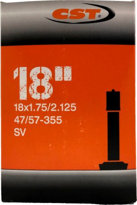 Камера CST 18x1.75/2.125 (47/57-355), Standard Tube, автониппель Schrader (AV)