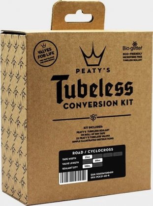 Комплект для установки бескамерных покрышек Peaty's Tubeless Conversion Kit Road/Cyclocross 21 мм / 60 мм