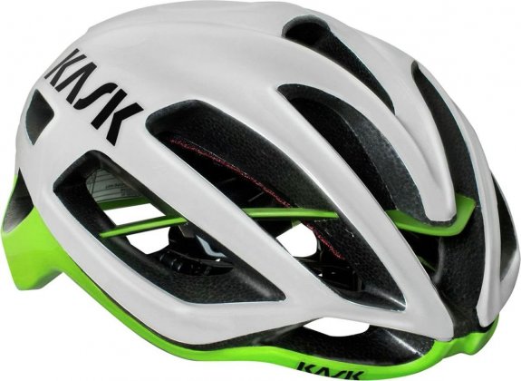 Шлем Kask Protone, бело-лаймовый White/Lime