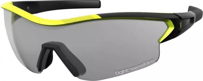 Очки спортивные Scott Leap LS Sunglasses, чёрно-жёлтые Matte Black/Neon Yellow Grey
