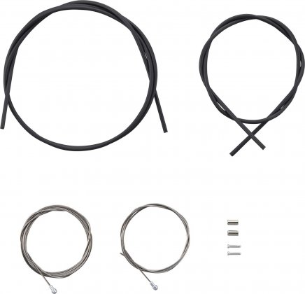 Комплект тросов и рубашек для тормоза Shimano Road Brake Cable Set (SIL-TEC Coating), чёрный Black