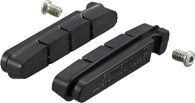 Накладки для картриджных тормозных колодок под U-brake Shimano Dura-Ace R55C+1, для алюминиевых ободов, 2 пары
