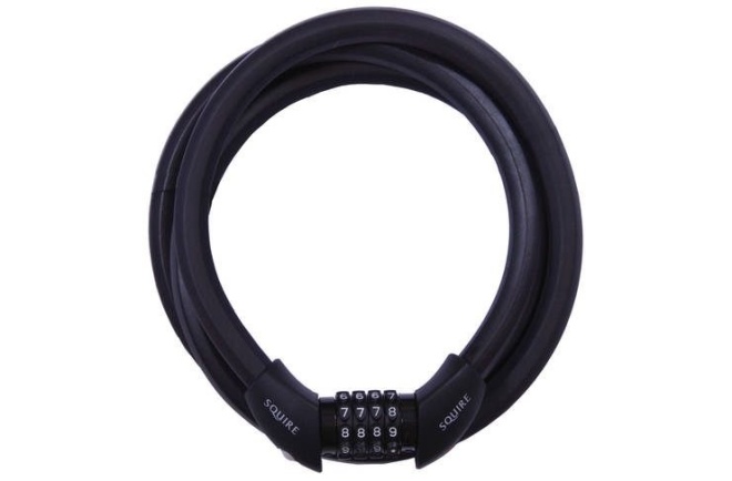 Замок тросовый кодовый Squire Zenith Combi