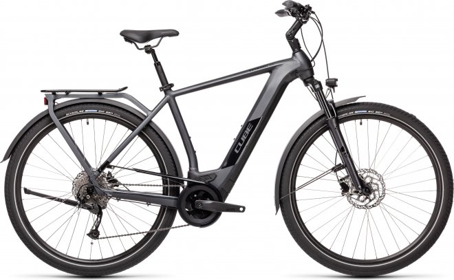 Велосипед Cube Kathmandu Hybrid ONE 500 (2021) Iridium/Black