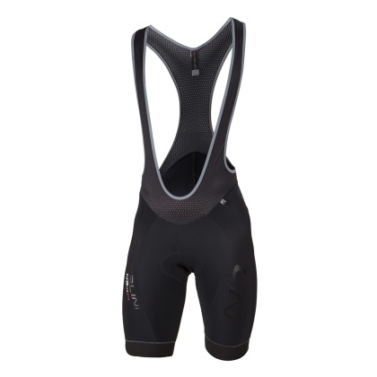 Велотрусы с лямками Nalini Nanodry One Bib Short, чёрные 4000