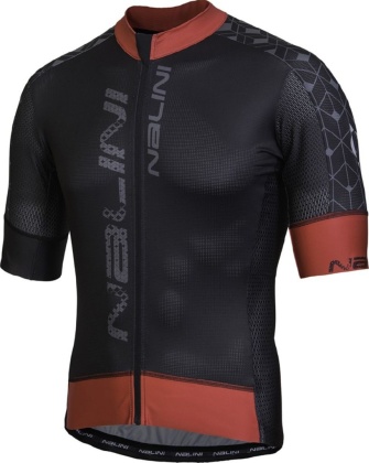 Джерси с коротким рукавом Nalini AHS Velocita Jersey, чёрно-красное 4000