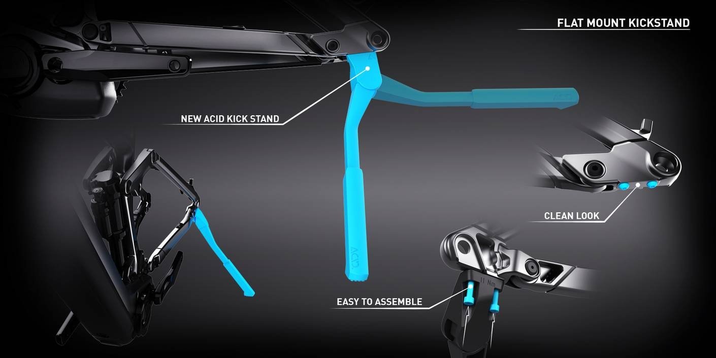 Cube easy mount kickstand top
