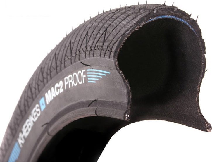 Покрышка KHEbikes MAC2+ Proof 20" x 2.30" tire E9, чёрная.